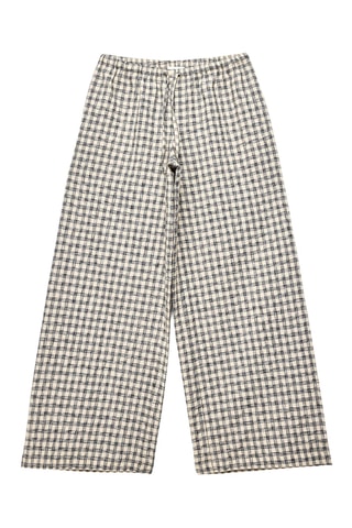 Broek Wide Legs - Donkerblauw