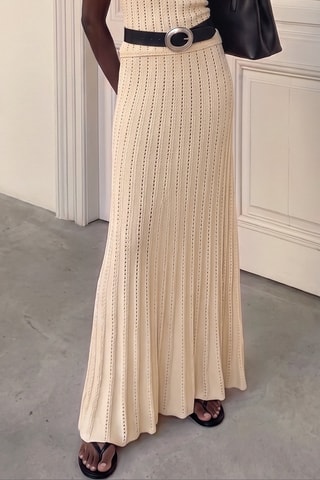 Lange Rok - Lichtbeige