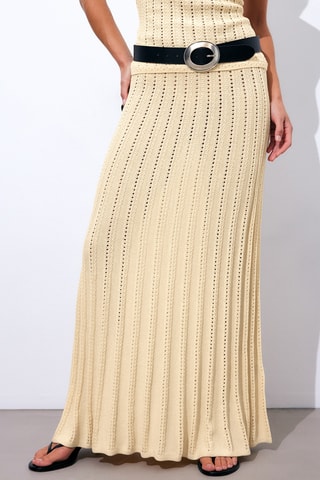 Lange Rok - Lichtbeige