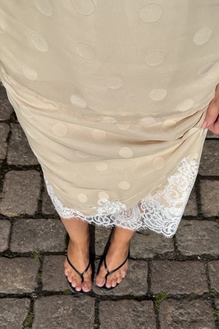 Midirok Hoge Taille - Beige