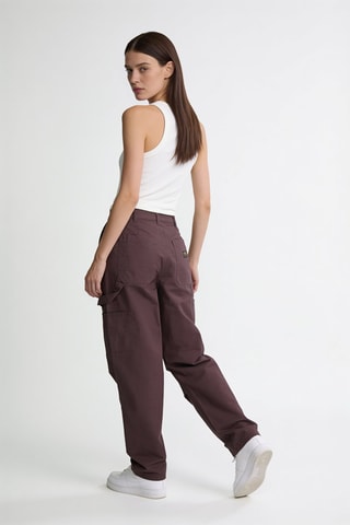 Pantalon droit - Marron
