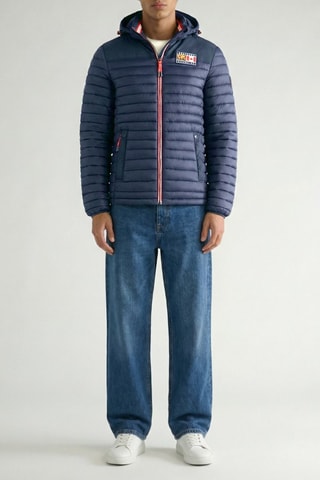 Parka con cappuccio Adalmana - Navy