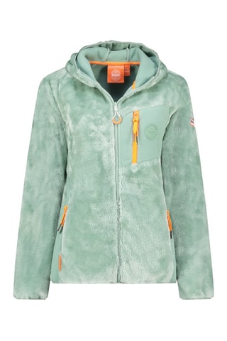 Veste polaire à capuche Toscaneak - Vert