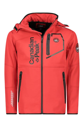 Veste à capuche Royauteak - Noir et rouge