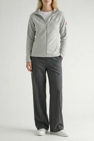 Giacca in pile con cappuccio Tugoodana - Grigio chiaro