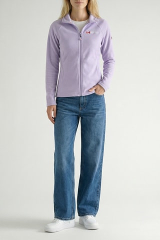 Giacca in pile con cappuccio Tugoodana - Viola
