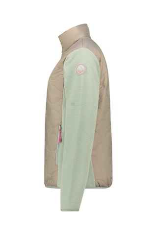 Giacca in pile - Verde e grigio