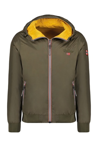 Veste réversible - Vert, jaune, rouge et blanc