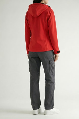 Veste à capuche Softshell Tacerana - Rouge