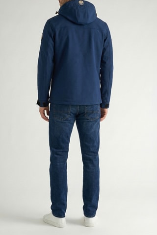 Veste Softshell à capuche Takeniana - Bleu marine