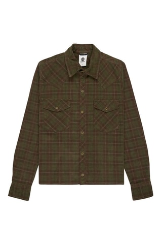 Chemise regular - Vert olive - Element