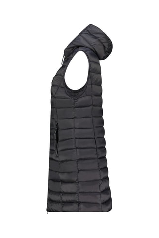 Doudoune longue sans manches Vakitaleak - Noir