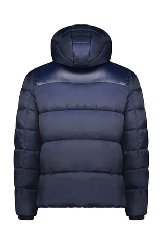 Piumino con cappuccio Bayeak - Navy