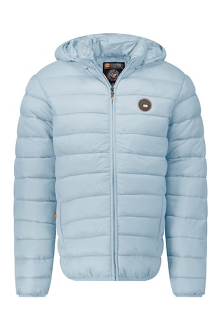 Doudoune à capuche Amigomapeak - Gris et bleu