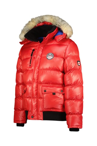 Piumino con cappuccio Bugseak - Rosso