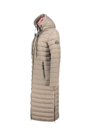 Doudoune longue Azuleak - Taupe