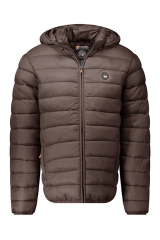 Doudoune à capuche Amigomapeak - Marron et noir