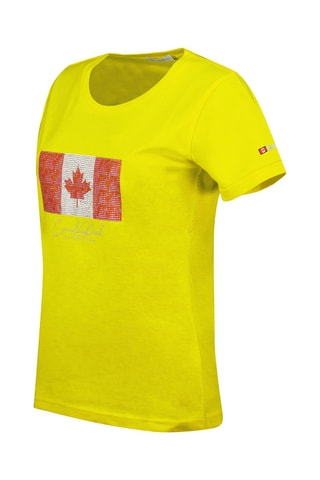 T-shirt Jwildeak - Geel