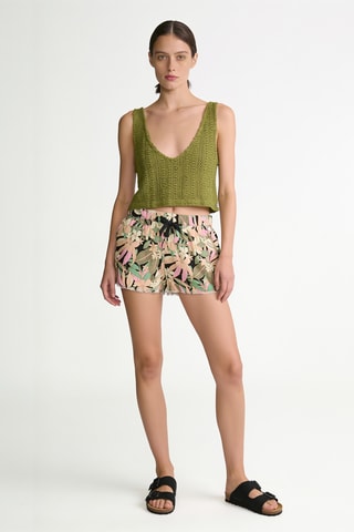 Short en coton biologique - Noir - Roxy