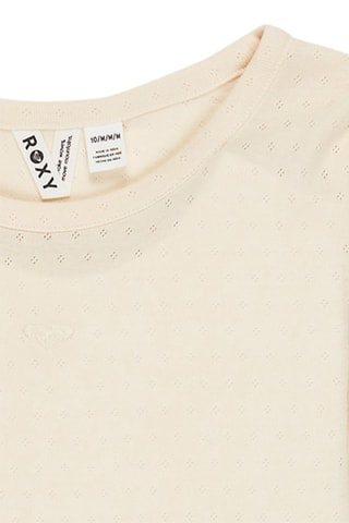 T-shirt cropped en coton biologique - Beige - Roxy