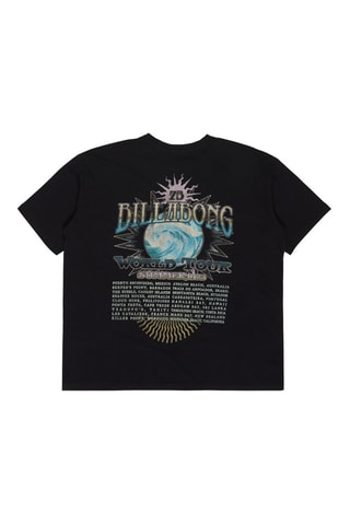 T-shirt Take a tour - Zwart - Billabong