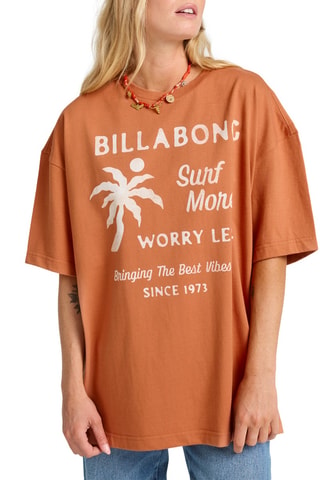 T-shirt loose Jumps In Water - Saumon - Billabong