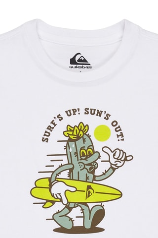 T-shirt Ev Gone Surfing - Blanc - Quiksilver