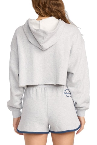 Felpa in pile con cappuccio - Grigio chiaro - Billabong