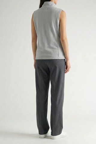 Mouwloze Fleece Sweater Vugana - Lichtgrijs 