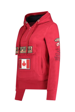 Sweat à capuche Gymana - Rouge