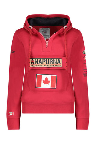 Sweat à capuche Gymana - Rouge