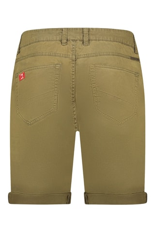 Bermuda en jean Pampeloneak - Rouge et vert