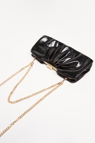 Sac porté épaule verni - Noir