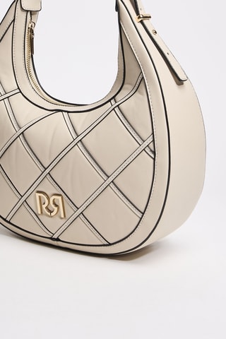 Sac porté épaule - Ecru