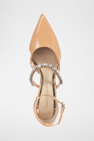 Escarpins vernis - Beige