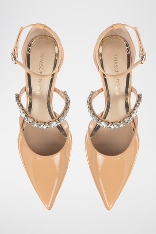 Escarpins vernis - Beige