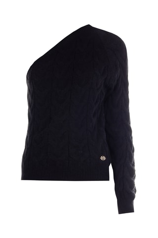 Pull asymétrique - Noir