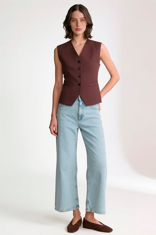 Gilet sans manches - Marron