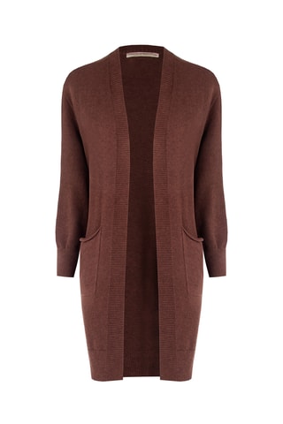 Gilet long - Marron