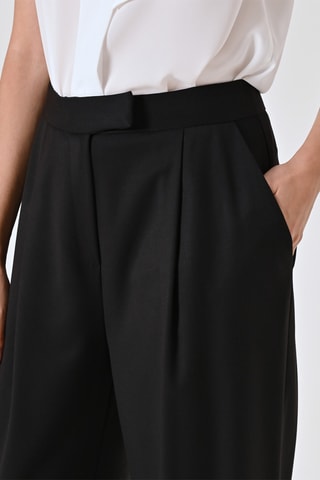Pantalon taille haute - Noir