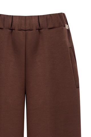 Pantalon taille haute - Marron