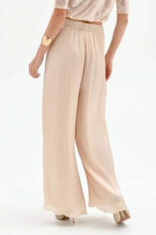 Pantalon palazzo - Beige 