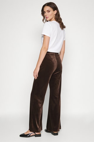 Pantalon en velours - Marron