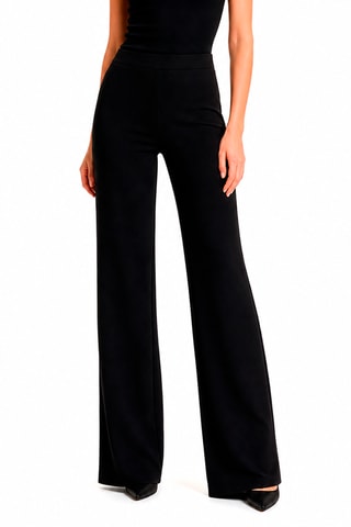 Pantalon taille haute - Noir