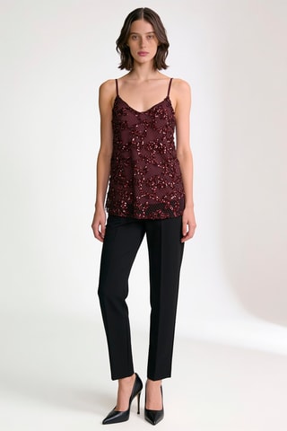 Pantalon taille haute - Noir