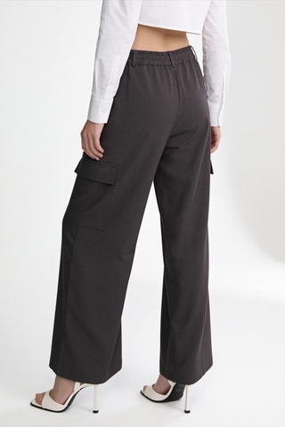 Pantalon taille haute - Anthracite