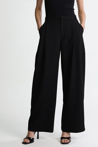 Pantalon taille haute - Noir