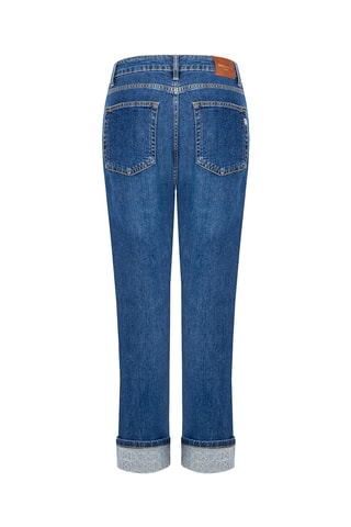 Jean 7/8 taille haute - Indigo
