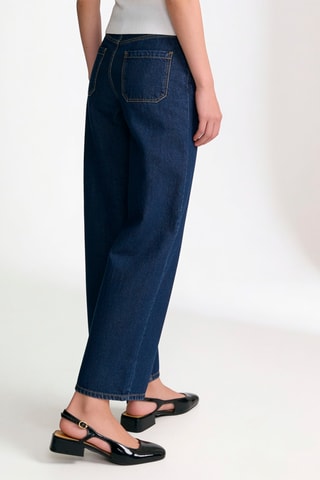 Jean taille haute - Bleu