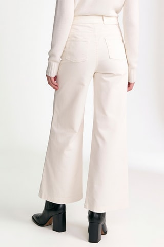 Jean taille haute - Blanc